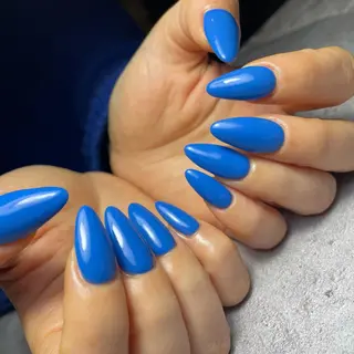 ロング ネイル 究極の ワンカラー専門店のネイルデザイン