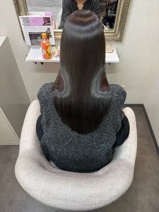 ロング 髪質改善/縮毛矯正 アンナ🍊のヘアスタイル