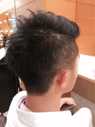 ショート メンズ メンズパーマの巨匠 鈴木純のヘアスタイル