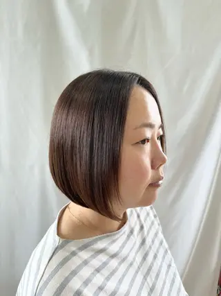 ミディアム KO コウ 【SARA 新宮店】のヘアスタイル