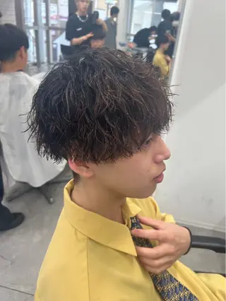 ショート パーマ メンズ お悩み解消✨/ メンズパーマ✨/直樹のヘアスタイル