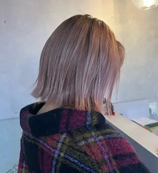 ミディアム ere 代々木公園所属・みほ/ニュアンス/ モード/艶カラーのヘアスタイル