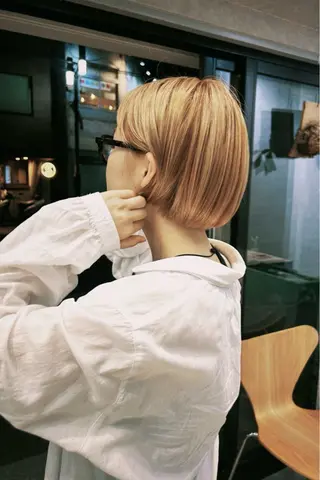 ショート Umu所属・✳︎透明感カラー✳︎ ボブ✳︎nanaのヘアスタイル