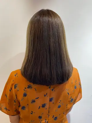 セミロング カラー 🫧縮毛矯正🫧ai hara🫧表参道のヘアスタイル