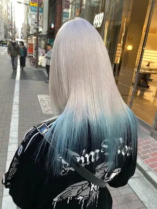 セミロング まとまる ボブ矯正のヘアスタイル