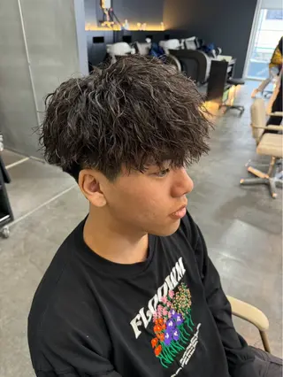 パーマ メンズ 河合 澪のヘアスタイル