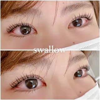 マツエク・マツパ swallow 奈良西大寺店のマツエク・マツパデザイン