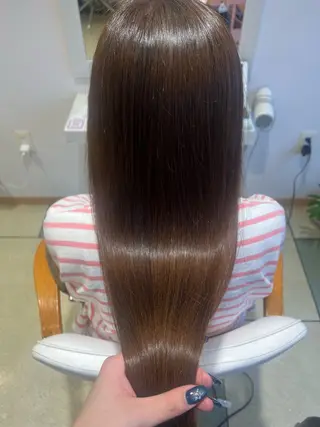 ロング カラー ベージュカラー⌇﻿ くびれヘア.𐙚心音のヘアスタイル