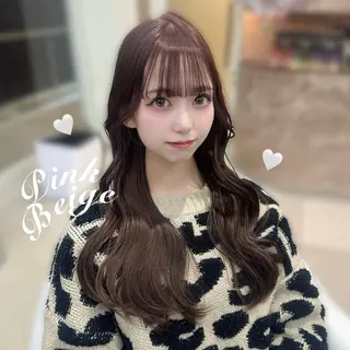 ロング 暖色カラー🎀🎶 田辺 樹里のヘアスタイル