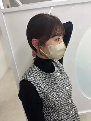 ミディアム カラー 冨木 雄斗のヘアスタイル