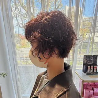 ショート カラー cipre シンモン チナリのヘアスタイル