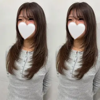 ロング カラー デザインカラー/ ハイトーン🍀白石のヘアスタイル