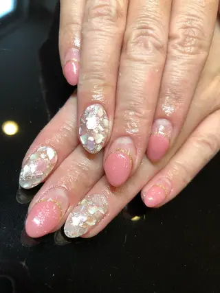 ミディアム 💎ビューティサロン 湘南　RIRAN💎のネイルデザイン