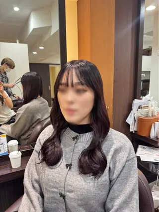 ロング カラー 坂本奈都美 🎀のヘアスタイル