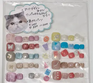 ネイル キャンアイドレッシー六本木店所属・MIKA／耳ツボ ／マグネットネイルのネイルデザイン