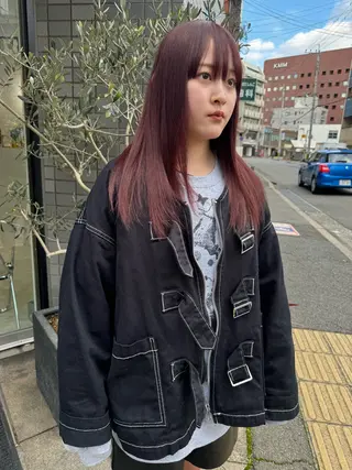 セミロング カラー (h)wim ウィムのヘアスタイル