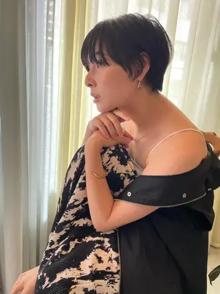 ショート カラー ショート/ボブ/ 心斎橋/宮脇美奈のヘアスタイル