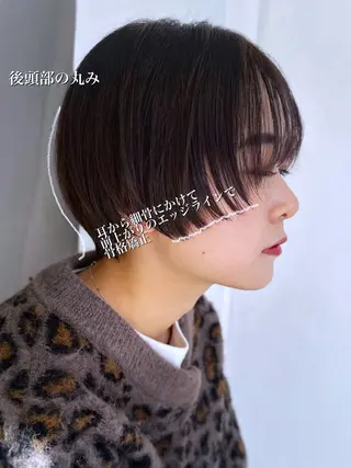 ショート カラー 女性が憧れる ショート/角田愛和のヘアスタイル