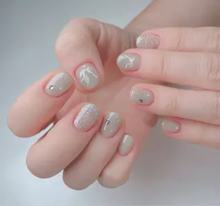 ネイル 🎀PG🩵 ネイルサロンのネイルデザイン