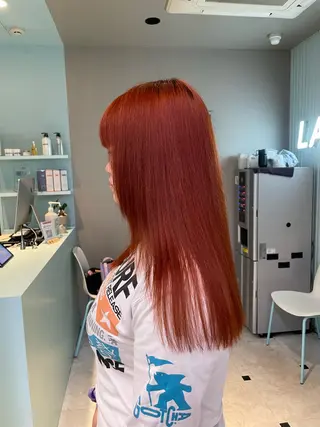 ロング カラー 🍒♡艶髪暖色カラー saaya♡🍒のヘアスタイル
