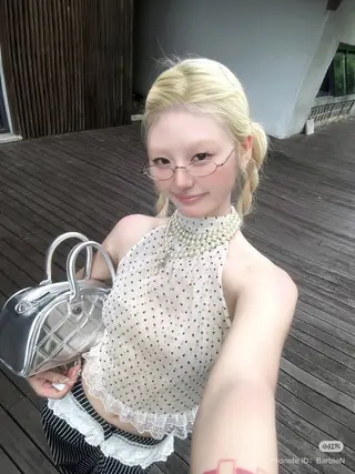 カラー 表参道/ハイトーン/ misaki🎀のヘアスタイル