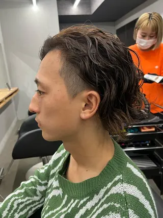 ミディアム パーマ メンズ メンズ支持率NO.1 マサキのヘアスタイル