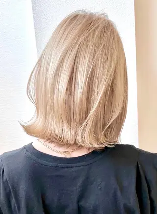 ミディアム ロンドガーネット /髪質改善/レイヤーのヘアスタイル