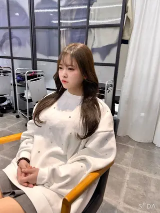 ロング カラー 韓国×髪質改善カラー 💎hinaのヘアスタイル