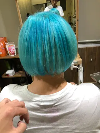 ミディアム 舘野 太嘉宏のヘアスタイル