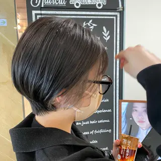 ショート カラー 透明感カラー🌈 菊池 結衣のヘアスタイル