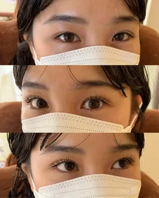 マツエク・マツパ アイブロウ 山内 美乃莉のマツエク・マツパデザイン