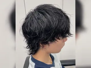 ショート パーマ メンズ メンズパーマ/新潟/ 万代／田崎亮🌟のヘアスタイル