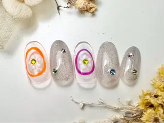 ネイル ネイルPetit Ribbonのネイルデザイン