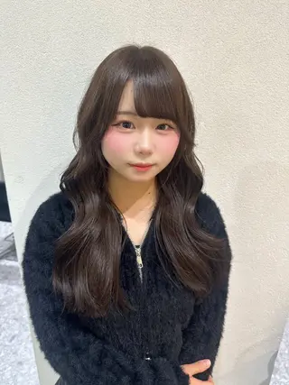 セミロング カラー 🪞個室サロン/韓国 艶髪/keito🪞のヘアスタイル