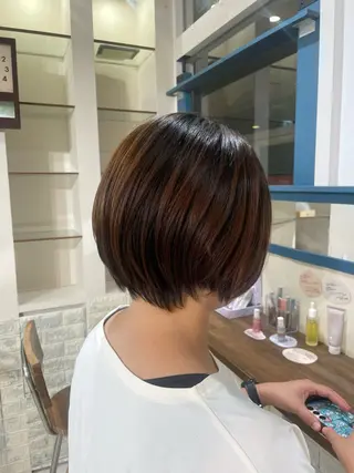 ショート luck みうのヘアスタイル