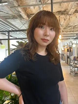 ロング SHINDO MIYUのヘアスタイル