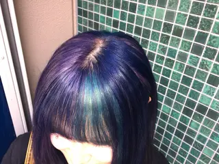 ロング カラー ORGN.所属・にちか /似合う個性派カラーのヘアスタイル