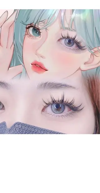 マツエク・マツパ Rili beautyナツのマツエク・マツパデザイン