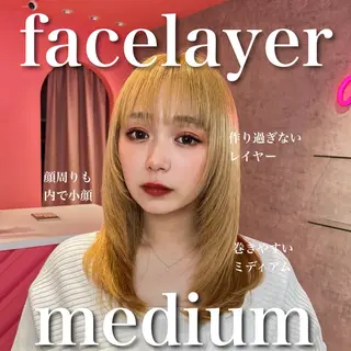 ミディアム カラー 山崎/ボブ縮毛矯正 レイヤー髪質改善のヘアスタイル