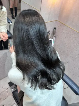 セミロング 🎀しゅな/韓国 レイヤー/透明感♡のヘアスタイル