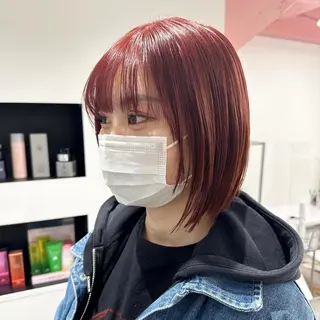 セミロング カラー パーマ ヘアアレンジ メンズ キッズ ネイル マツエク・マツパ アイブロウ mona/ ストレートスタイル✨のヘアスタイル