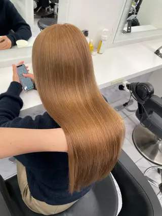 ロング カラー ヘアアレンジ 💗横浜美容室 💗HARUNAのヘアスタイル