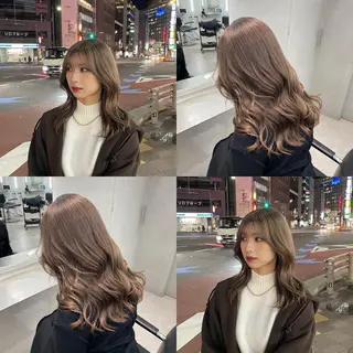 ロング カラー ✨レイヤーカット 海外ヘア/原宿✨のヘアスタイル