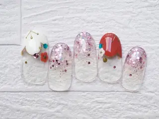 ネイル トップネイリスト Ribbon立川店のネイルデザイン