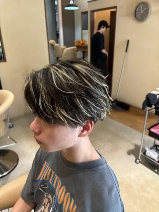 ショート メンズ 鹿児島 TSUBASAのヘアスタイル