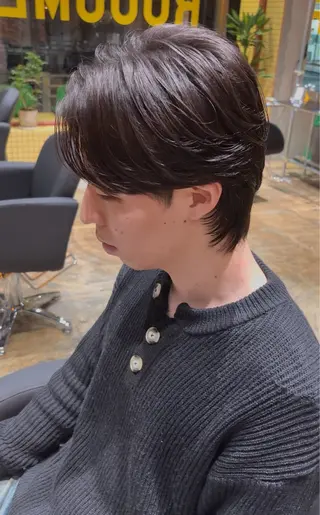 パーマ メンズ 林 侑弥のヘアスタイル