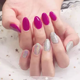カラー ネイル Q Free nailsのネイルデザイン