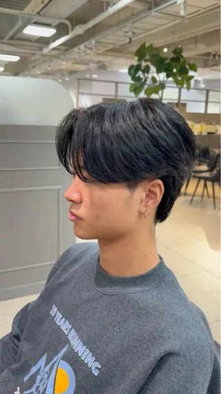 メンズ 髪質改善/透明感 カラー/メンズカットのヘアスタイル