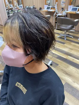ショート パーマ 山際勇策 /岐阜美容師のヘアスタイル