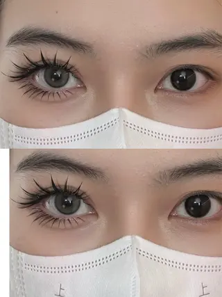 マツエク・マツパ ゆり❤️愛.ラッシュ AURAのマツエク・マツパデザイン